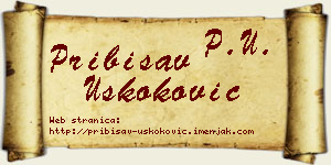 Pribisav Uskoković vizit kartica